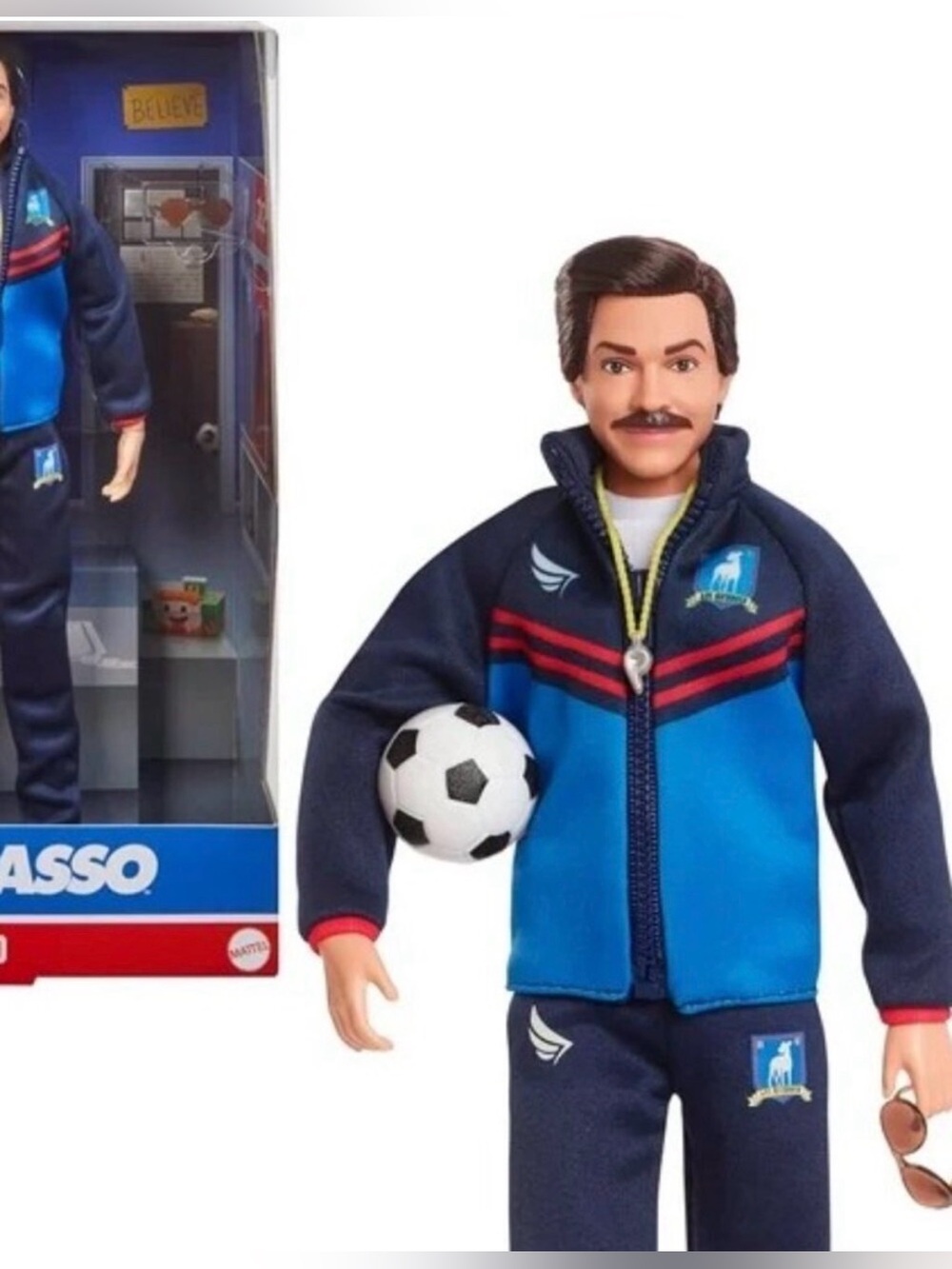 Mattel Ted Lasso Barbie Signature Collector Doll NIB with Shipper box